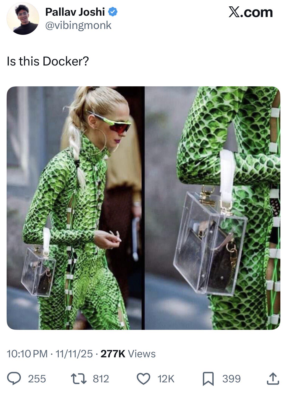 Meme tagged containers, devops, docker, fashion