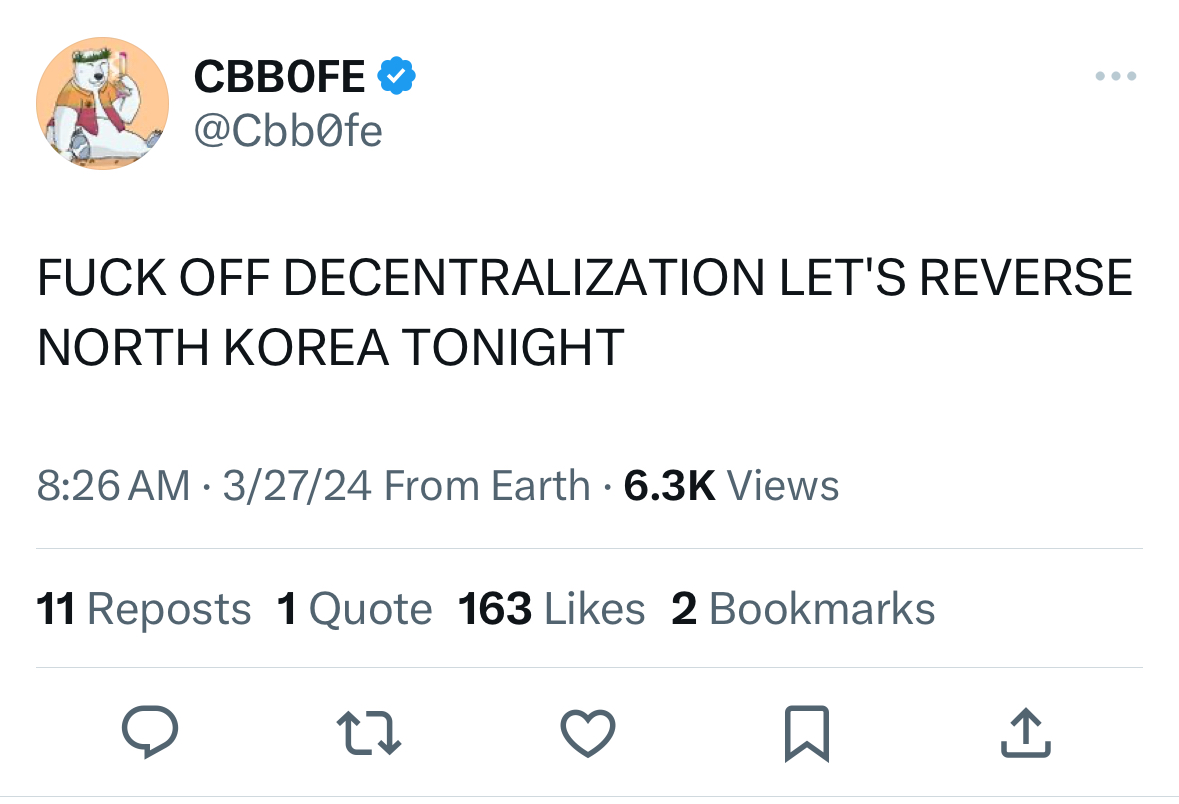 Meme tagged crypto, twitter