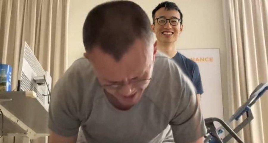 Meme tagged binance, candid-photo, crypto, cz