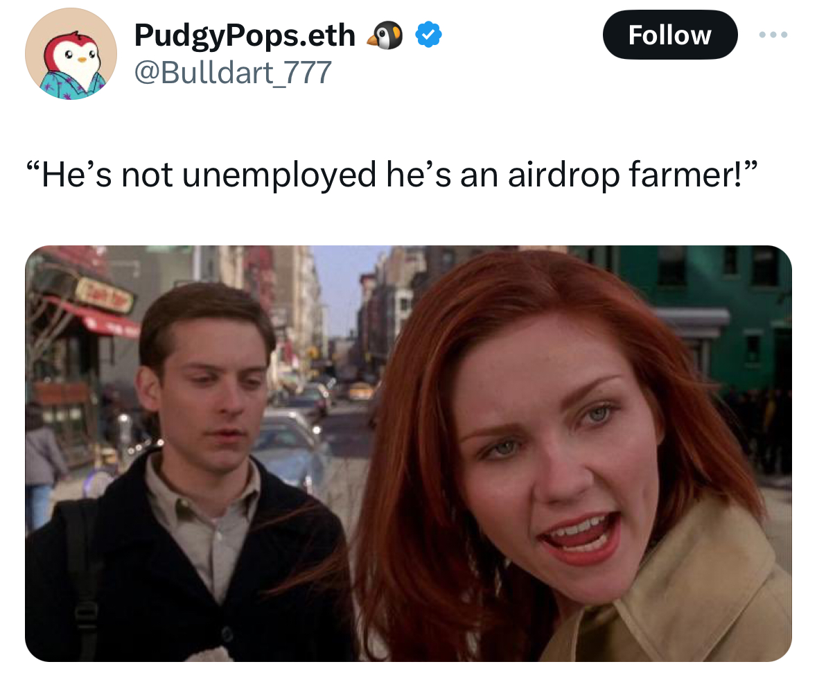 Meme tagged crypto, twitter