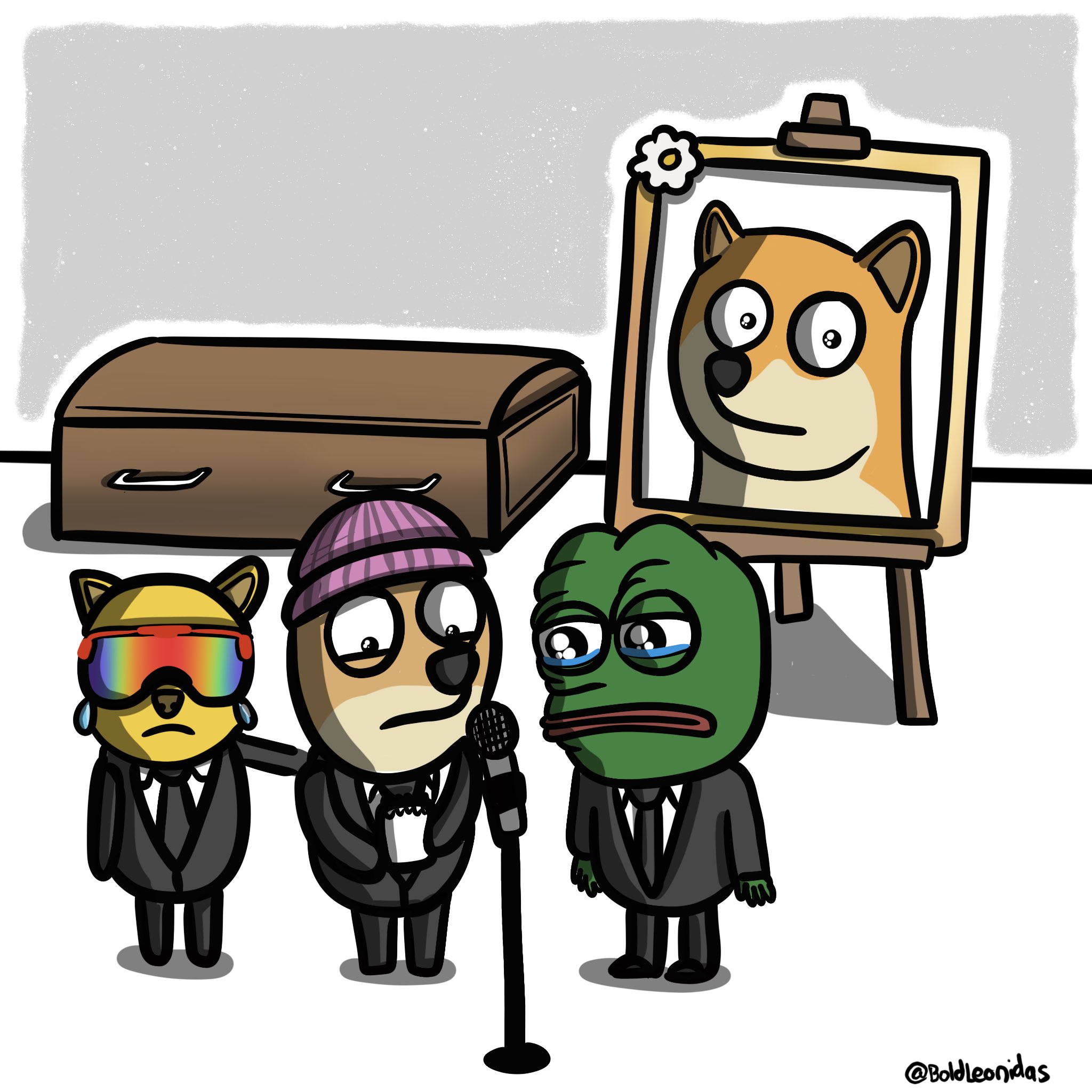 Meme tagged crypto, meme, painting, pepe
