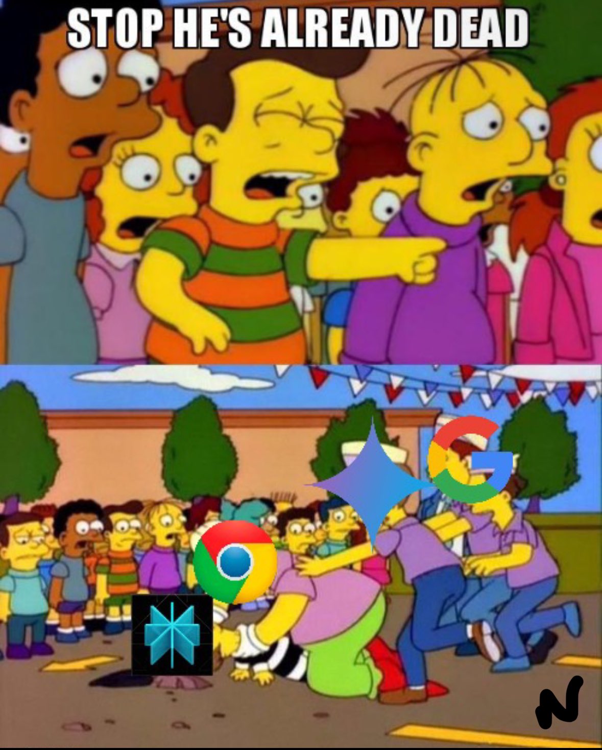 Meme tagged ai, reaction