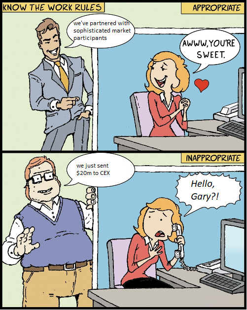 Meme tagged cartoon, corporate, harassment, meme