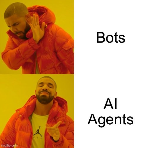 Meme tagged agents, ai, reaction