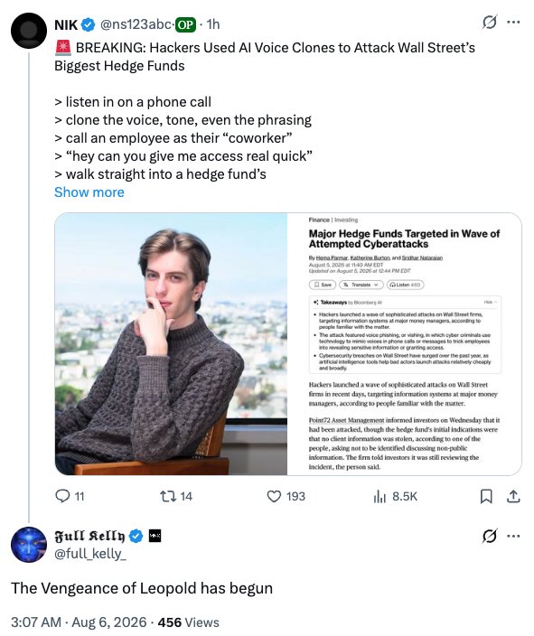 Meme tagged ai, security, twitter