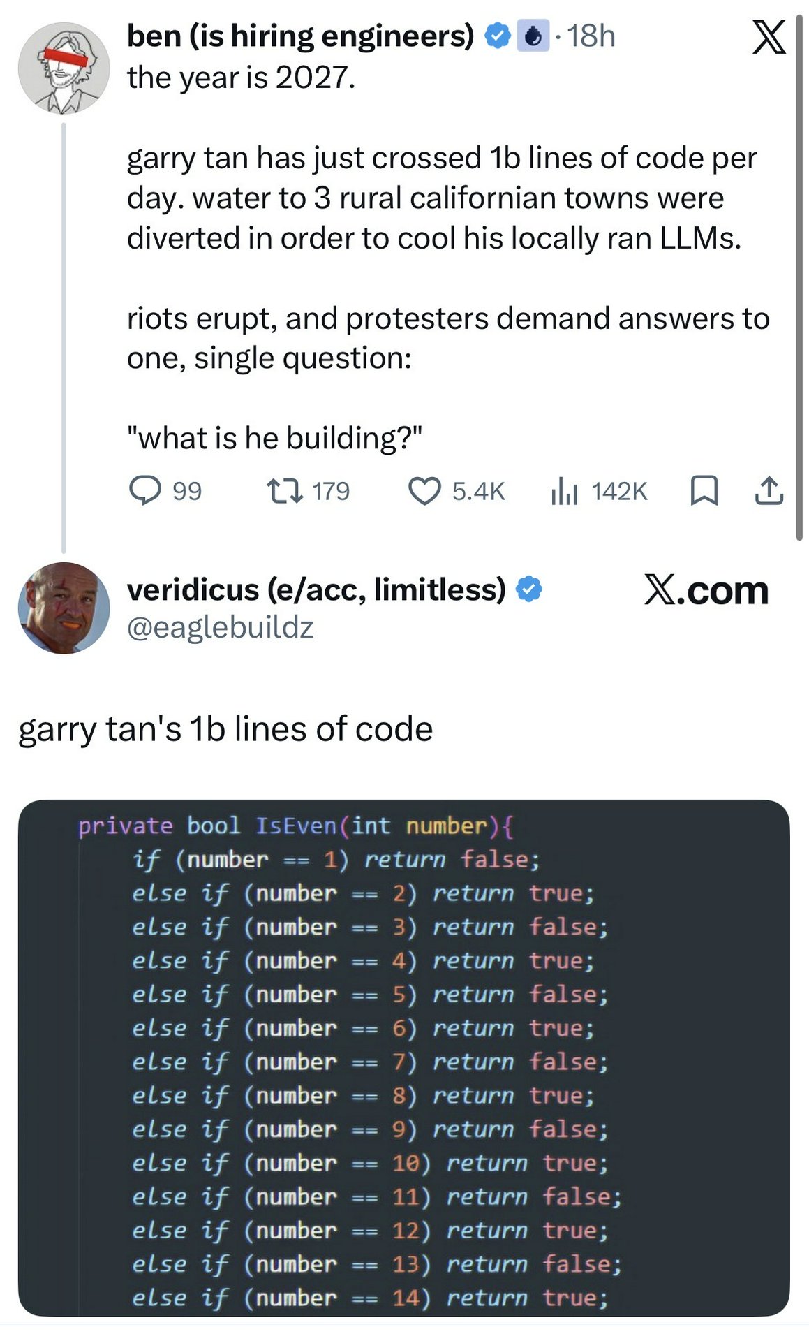 Meme tagged ai, programming, twitter