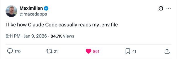 Meme tagged ai, claude, developer, programming