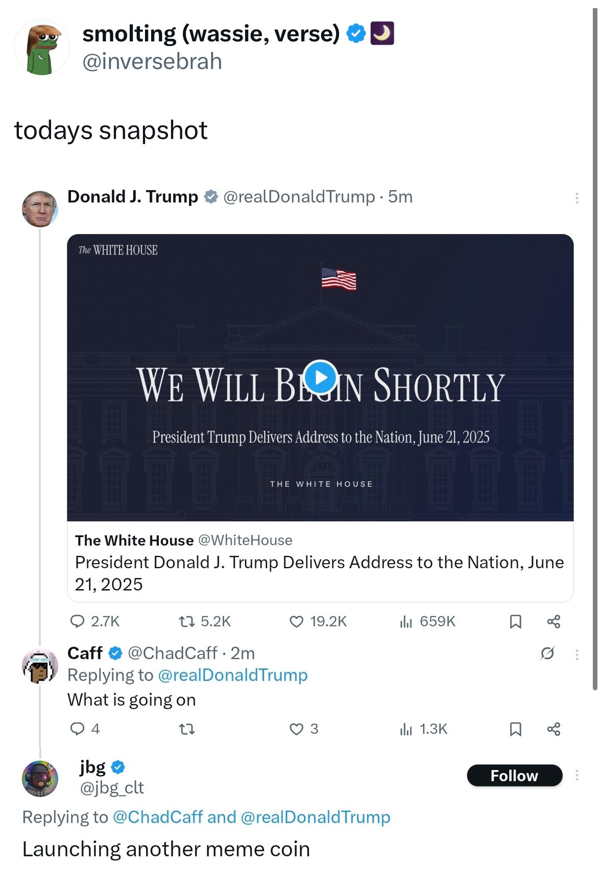 Meme tagged crypto, twitter
