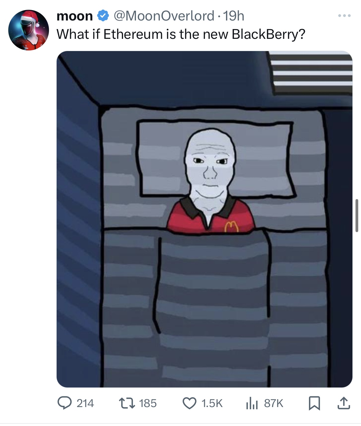 Meme tagged crypto, ethereum, meme