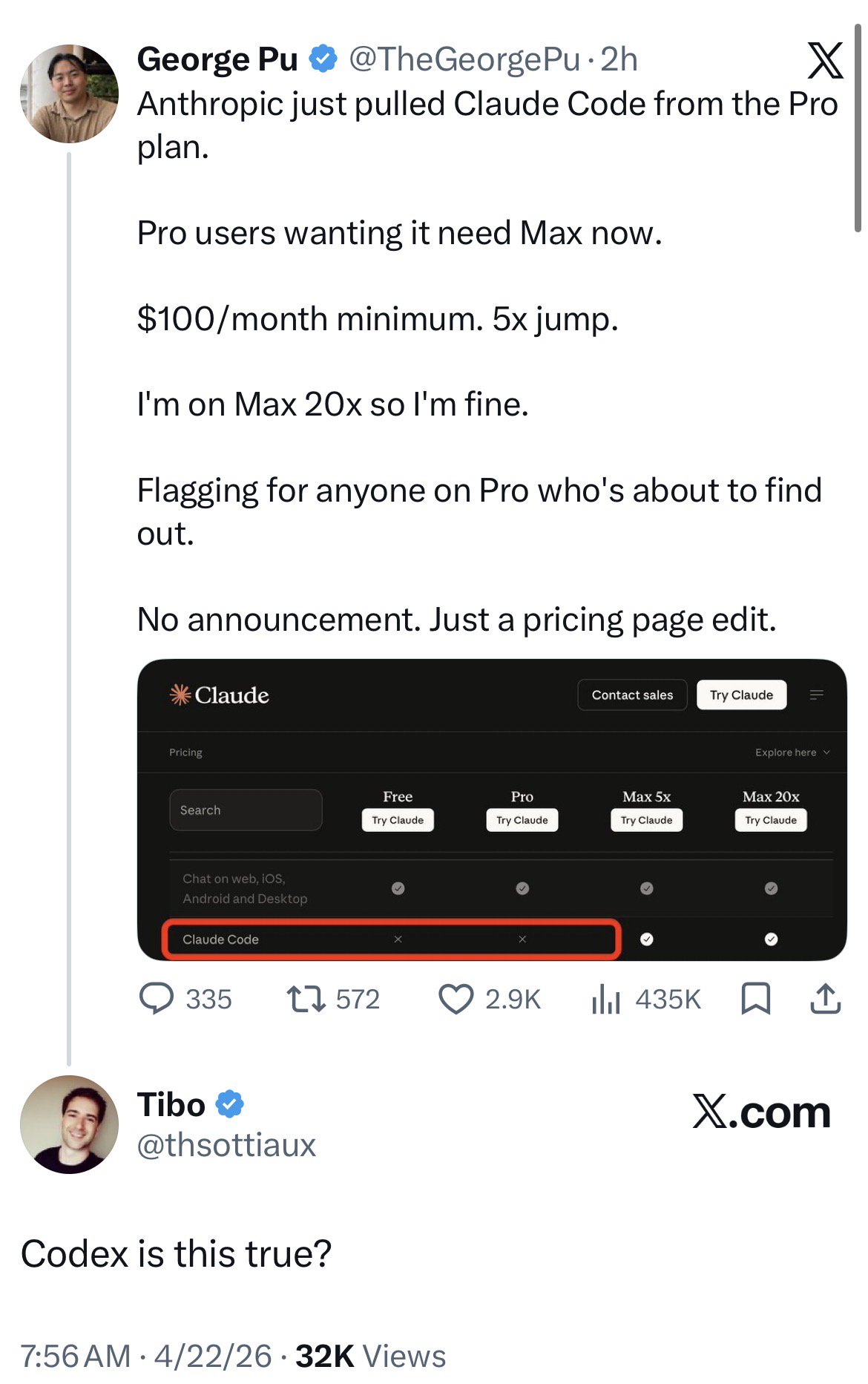 Meme tagged ai, anthropic, claude, pricing