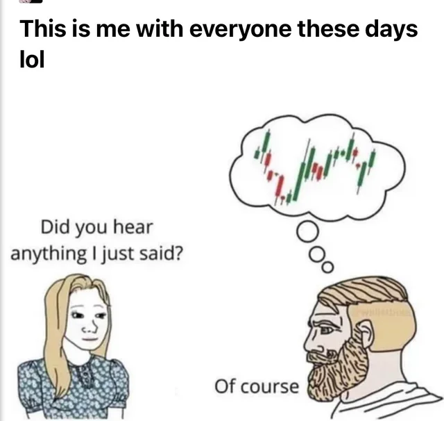 Meme tagged crypto, relationships, trading, wojak